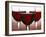 Three Stemmed Glasses of Red Wine-Steve Lupton-Framed Photographic Print