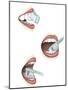 Three Steps of Proper Tooth Brushing-null-Mounted Art Print