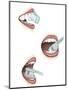 Three Steps of Proper Tooth Brushing-null-Mounted Art Print