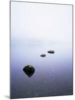 Three Stones on the Edge of Grasmere, Lake District National Park, Cumbria, England, United Kingdom-Lee Frost-Mounted Photographic Print