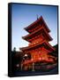 Three-Story Pagoda of Kiyomizu Temple (Kiyomizudera), Kyoto, Japan,-null-Framed Stretched Canvas