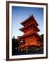 Three-Story Pagoda of Kiyomizu Temple (Kiyomizudera), Kyoto, Japan,-null-Framed Photographic Print