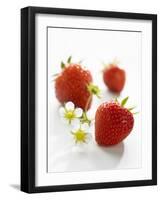 Three Strawberries-Klaus Arras-Framed Photographic Print