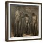 Three studies of female nude, 1909-10-Vilhelm Hammershoi-Framed Giclee Print