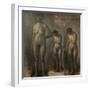 Three studies of female nude, 1909-10-Vilhelm Hammershoi-Framed Giclee Print