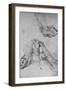 'Three Studies of the Paws of a Dog or Wolf', c1480 (1945)-Leonardo Da Vinci-Framed Giclee Print