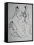 Three Style of Women-Nobu Haihara-Framed Stretched Canvas