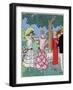 Three Summer Outfits by Jean Patou and Doucet-null-Framed Art Print