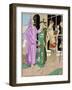 Three Summer Outfits by Molyneux, Doucet and Paul Poiret-null-Framed Art Print