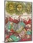 “Three Suns and Book Burning”, Published in the Nuremberg Chronicle, 1493-null-Mounted Giclee Print