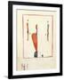 Three Suprematist Figures, C. 1921-2-Kazimir Severinovich Malevich-Framed Giclee Print