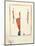 Three Suprematist Figures, C. 1921-2-Kazimir Severinovich Malevich-Mounted Giclee Print