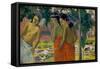 Three Tahitian Women, 1896-Paul Gauguin-Framed Stretched Canvas