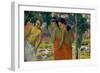 Three Tahitian Women, 1896-Paul Gauguin-Framed Giclee Print