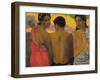 Three Tahitians, 1899-Paul Gauguin-Framed Premium Giclee Print