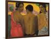 Three Tahitians, 1899-Paul Gauguin-Framed Giclee Print