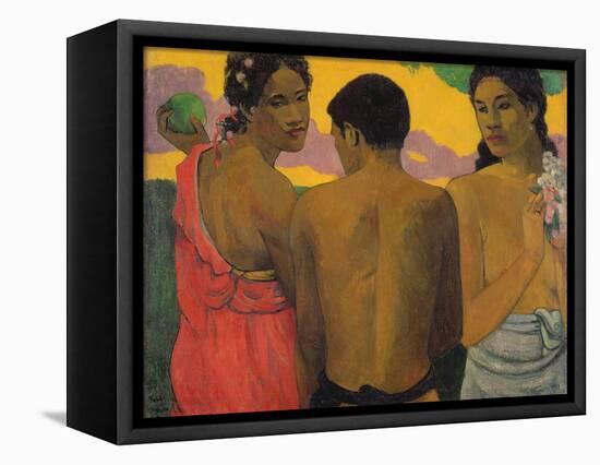 Three Tahitians, 1899-Paul Gauguin-Framed Stretched Canvas