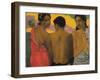 Three Tahitians, 1899-Paul Gauguin-Framed Giclee Print