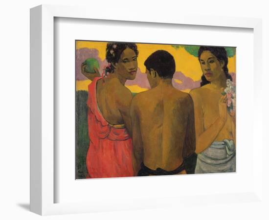 Three Tahitians, 1899-Paul Gauguin-Framed Giclee Print