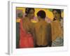 Three Tahitians, 1899-Paul Gauguin-Framed Giclee Print