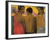 Three Tahitians, 1899-Paul Gauguin-Framed Giclee Print