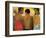 Three Tahitians by Paul Gauguin-Paul Gauguin-Framed Giclee Print