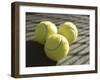 Three Tennis Balls-null-Framed Premium Photographic Print