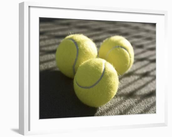 Three Tennis Balls-null-Framed Photographic Print