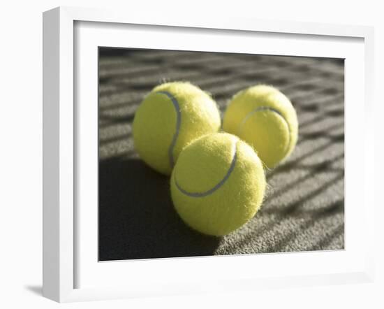 Three Tennis Balls-null-Framed Photographic Print