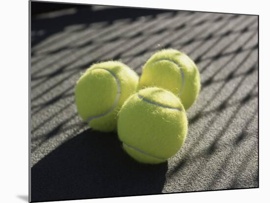 Three Tennis Balls-null-Mounted Photographic Print