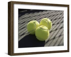 Three Tennis Balls-null-Framed Photographic Print