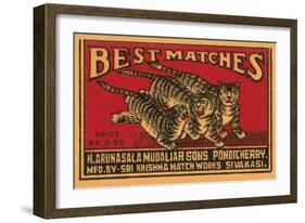 Three Tiger - Best Matches-null-Framed Art Print