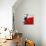 Three Tiny Windows in Red Wall-Gilbert Claes-Giclee Print displayed on a wall