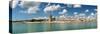 Three Towers at the Port of La Rochelle, Charente-Maritime, Poitou-Charentes, France-null-Stretched Canvas