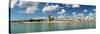 Three Towers at the Port of La Rochelle, Charente-Maritime, Poitou-Charentes, France-null-Stretched Canvas