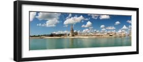 Three Towers at the Port of La Rochelle, Charente-Maritime, Poitou-Charentes, France-null-Framed Photographic Print