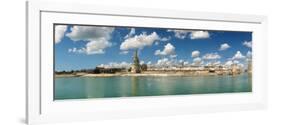 Three Towers at the Port of La Rochelle, Charente-Maritime, Poitou-Charentes, France-null-Framed Photographic Print