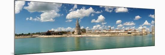 Three Towers at the Port of La Rochelle, Charente-Maritime, Poitou-Charentes, France-null-Mounted Photographic Print