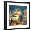 Three Towers in Grauertal-Eugen Bracht-Framed Art Print