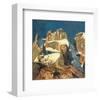 Three Towers in Grauertal-Eugen Bracht-Framed Art Print