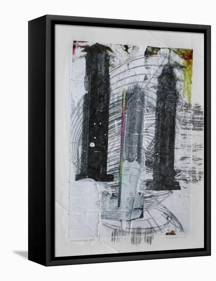 Three Towers-Enrico Varrasso-Framed Stretched Canvas