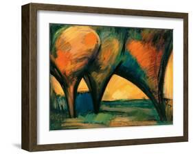 Three Trees, 1965-Emil Parrag-Framed Giclee Print