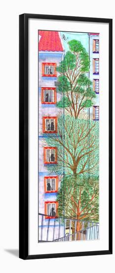 Three Trees, 2017-Charlotte Orr-Framed Giclee Print