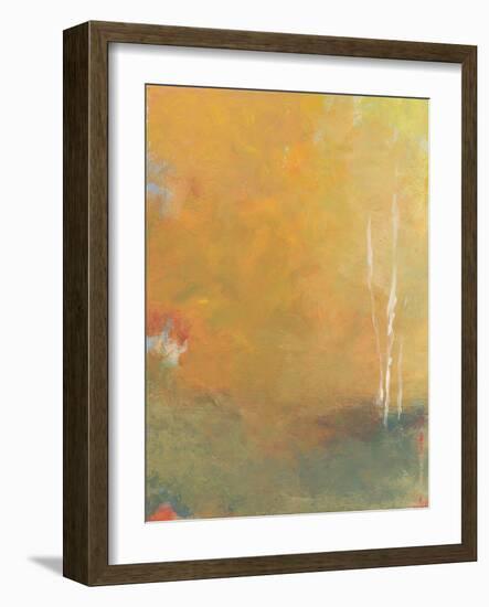 Three Trees - Landscape-Jan Weiss-Framed Art Print