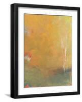 Three Trees - Landscape-Jan Weiss-Framed Art Print