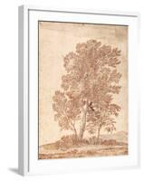 Three Trees-Claude Lorraine-Framed Giclee Print