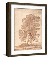 Three Trees-Claude Lorraine-Framed Giclee Print