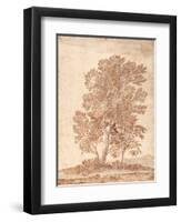 Three Trees-Claude Lorraine-Framed Giclee Print