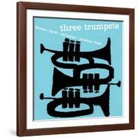 Three Trumpets-null-Framed Art Print