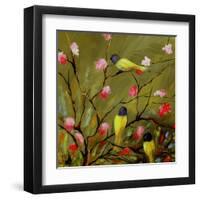 Three Tweets-Ruth Palmer-Framed Art Print